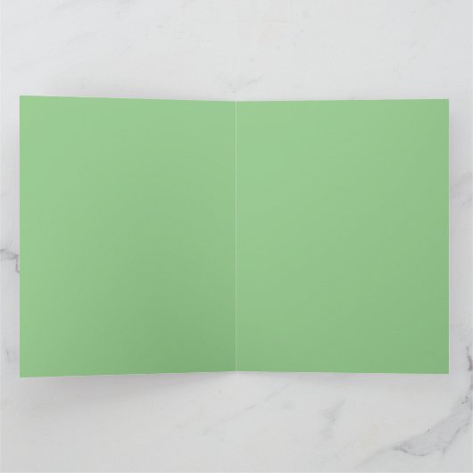 ディスクゴルフが私を幸せにする ディスクゴルフの挨拶 カード (内部)