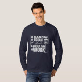 ディスクゴルフで良い一日スタート Tシャツ (正面フル)