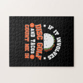 ディスクゴルフとタコスが私を考慮に入れる ジグソーパズル (横)