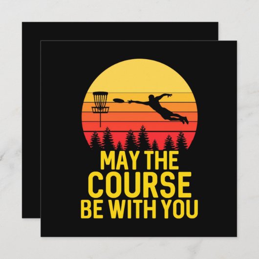 ディスクゴルフと一緒 シーズンカード (正面/裏面)