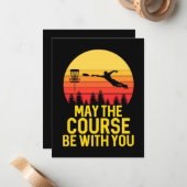 ディスクゴルフと一緒 ノートカード (正面/裏面インサイチュ)