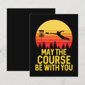 ディスクゴルフと一緒 ノートカード (正面/裏面)