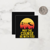 ディスクゴルフと一緒 ノートカード (正面/裏面インサイチュ)