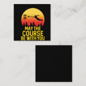 ディスクゴルフと一緒 ノートカード (正面/裏面)