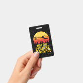 ディスクゴルフと一緒 バッジ (手持ち)