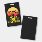 ディスクゴルフと一緒 バッジ (正面＆裏面)