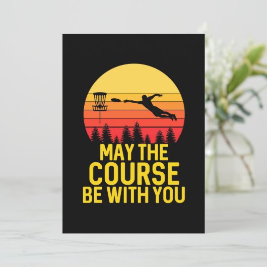 ディスクゴルフと一緒 招待状 (スタンド正面)