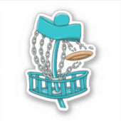 ディスクゴルフのガタガタのチェーン シール (正面)