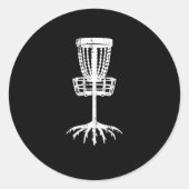 ディスクゴルフのターゲットの木の根カゴの森林避雷器 ラウンドシール (正面)