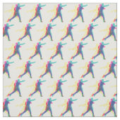 ディスクゴルフのドライビングシーケンス。 ファブリック (見本)