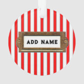 ディスクゴルフの祝パーソナライズされたいの贈り物 オーナメント (裏面)