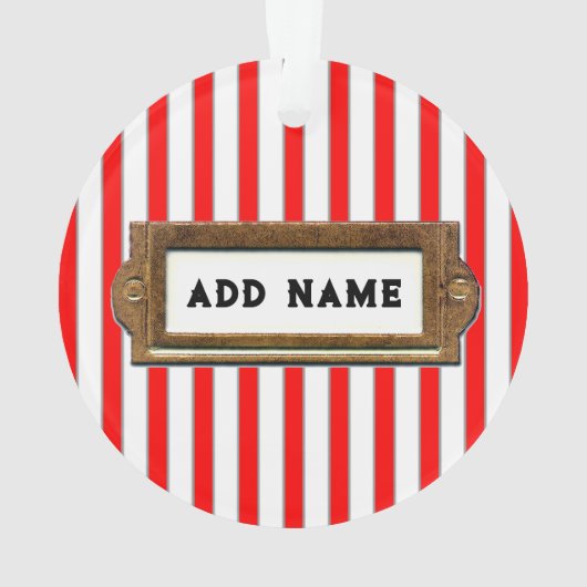 ディスクゴルフの祝パーソナライズされたいの贈り物 オーナメント (裏面)