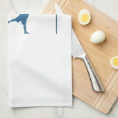 ディスクゴルフの進化 – ディスクゴルファーのためのおもしろいギフト キッチンタオル (四つ折り)