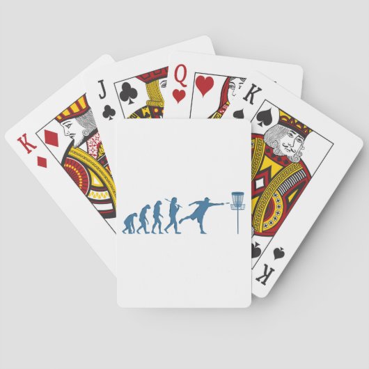 ディスクゴルフの進化 – ディスクゴルファーのためのおもしろいギフト トランプ (裏面)
