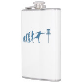 ディスクゴルフの進化 – ディスクゴルファーのためのおもしろいギフト フラスク (左)