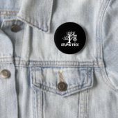 ディスクゴルフの馬鹿げた木の名詞辞典ギフト ミッドレンジ 缶バッジ (インサイチュ)