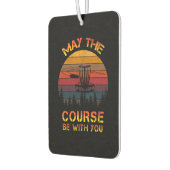 ディスクゴルフはコースがあなたと一緒かもしれない カーエアーフレッシュナー (左)