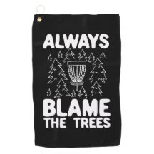 ディスクゴルフは常に木を非難