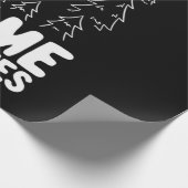 ディスクゴルフは常に木を非難 ラッピングペーパー (角)