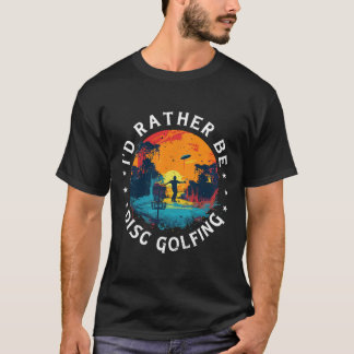 ディスクゴルフをする人 ディスクゴルフが好きな人 ゲーム 楽しい ディ Tシャツ