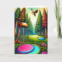 ディスクゴルフをテーマにしたハッピー ファーザーズ デイ