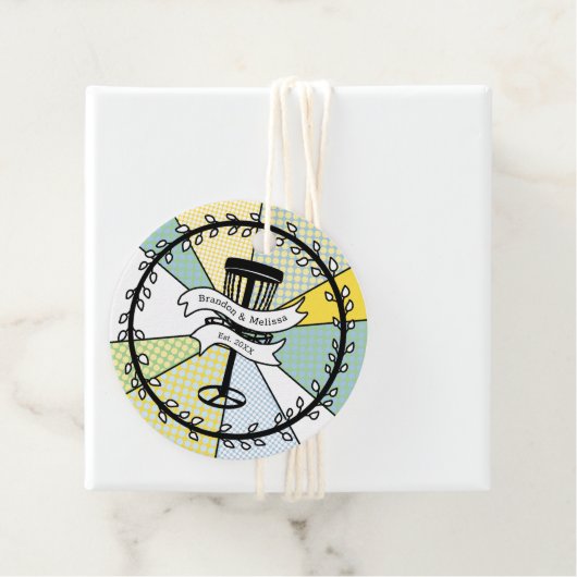 ディスクゴルフをテーマにした フェイバータグ (インサイチュ)