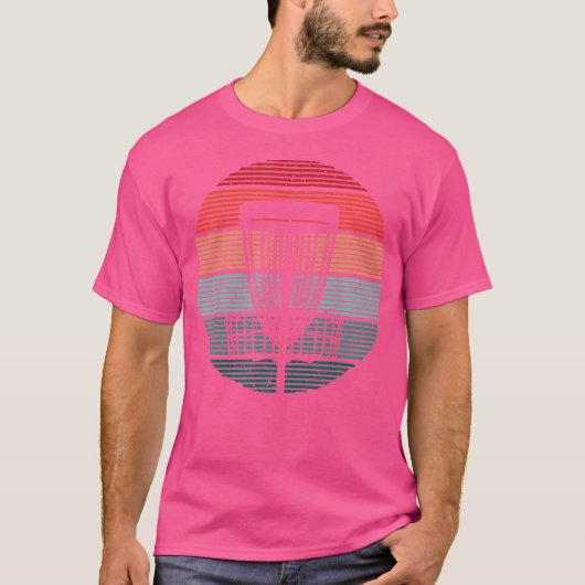 ディスクゴルファー女性男性円板ゴルフ Tシャツ (正面)