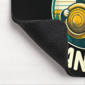 ディスクゴルファー猫チェーンバンガーディスクゴルフプレーヤー マウスパッド (コーナー)