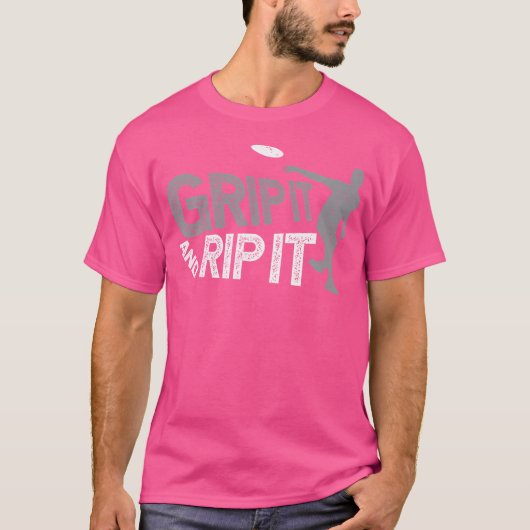 ディスクゴルファー用フリスビー用ディスクゴルフ Tシャツ (正面)