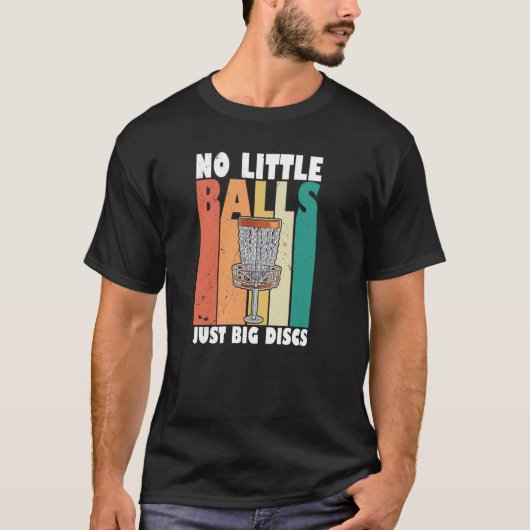 ディスクゴルファー飛んでいるディスク投げディスク Tシャツ (正面)