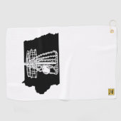 ディスクゴルフアイオワ – ディスコゴルフバッグ ゴルフタオル (横)