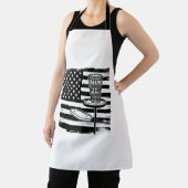 ディスクゴルフアメリカ国旗 エプロン (インサイチュ)