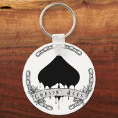 ディスクゴルフアルミニウム キーホルダー (正面)