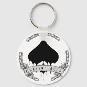 ディスクゴルフアルミニウム キーホルダー (裏面)