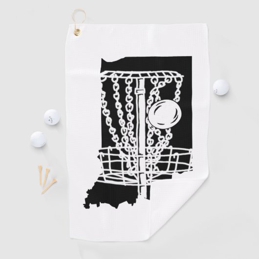 ディスクゴルフインディアナ – あなたのディスゴルフバッグのためのタオル ゴルフタオル (インサイチュ)