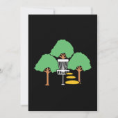 ディスクゴルフウッズディスクゴルファーのギフト 招待状 (正面)