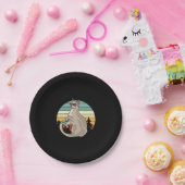 ディスクゴルフカートおもしろいキャットギフトプレーヤー ペーパープレート (パーティー)