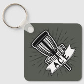 ディスクゴルフギフトエース キーホルダー (正面)