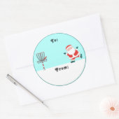 ディスクゴルフギフトラベル ラウンドシール (封筒)