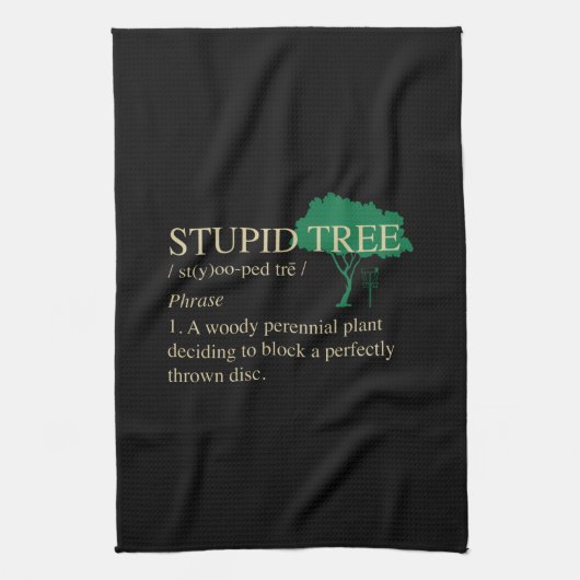 ディスクゴルフギフト キッチンタオル (縦)