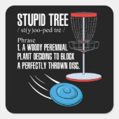 ディスクゴルフギフト スクエアシール (正面)