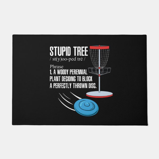 ディスクゴルフギフト ドアマット (正面)