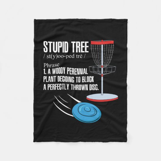 ディスクゴルフギフト フリースブランケット (正面)