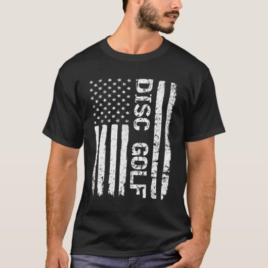 ディスクゴルフギフトUSAディスクゴルフ Tシャツ (正面)