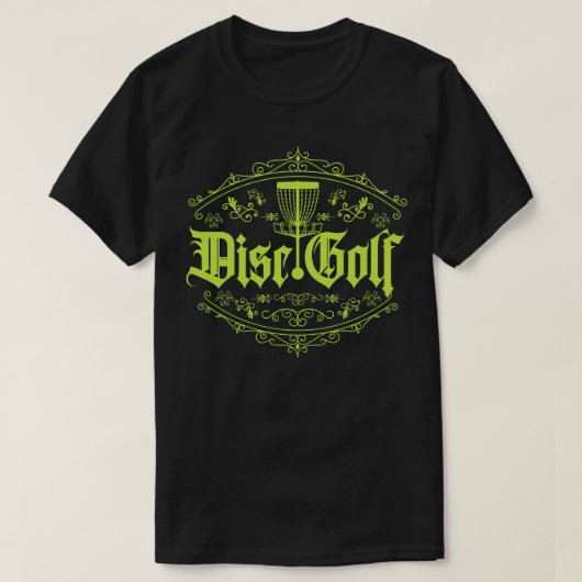 ディスクゴルフクラシックグリーン Tシャツ (デザイン正面)