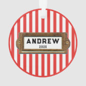 ディスクゴルフクリスマスコレクション2024 オーナメント (裏面)