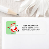 ディスクゴルフクリスマスホリデーラベル ラベル (インサイチュ)