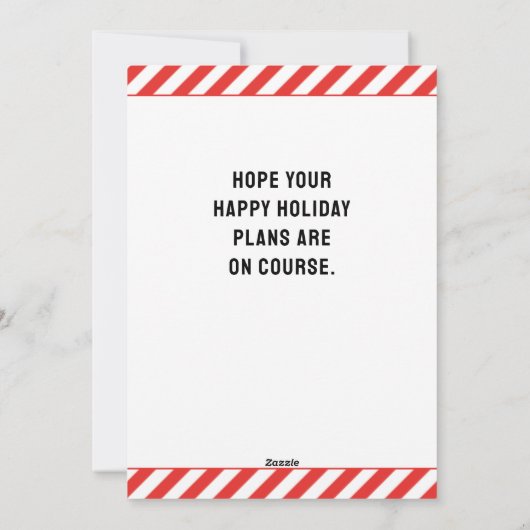 ディスクゴルフクリスマス シーズンカード (裏面)