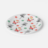 ディスクゴルフクリスマス ペーパープレート (アングル)
