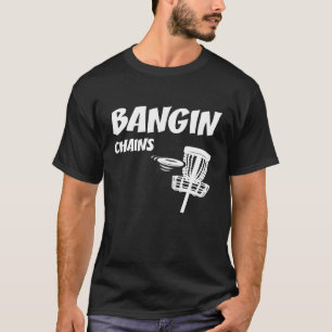 ディスクゴルフシャツバンギンチェーンヴィンテージフリスビーのヒット Tシャツ